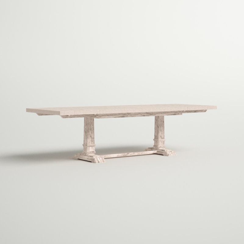 Table de salle à manger à rallonge Thirsk, Gris naturel