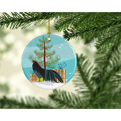 Ornement en céramique pour fêtes sumatra