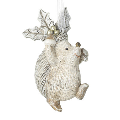 Hanging Hedgehog with Holly
