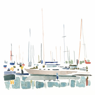 " Sailboat Scenery II " by Emma Caroline Painting Print