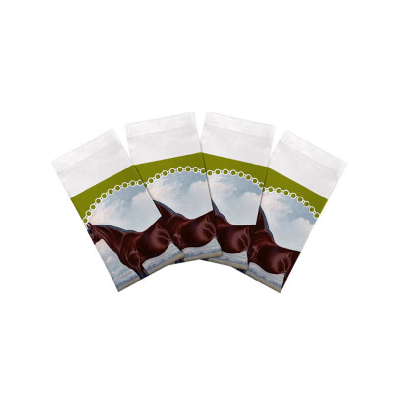 Serviettes de table en pur sang anglais pur sang anglais, Chartreuse