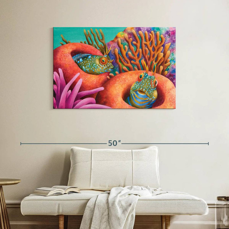 Brampt Seaweed Blennies, 26" H x 39" W