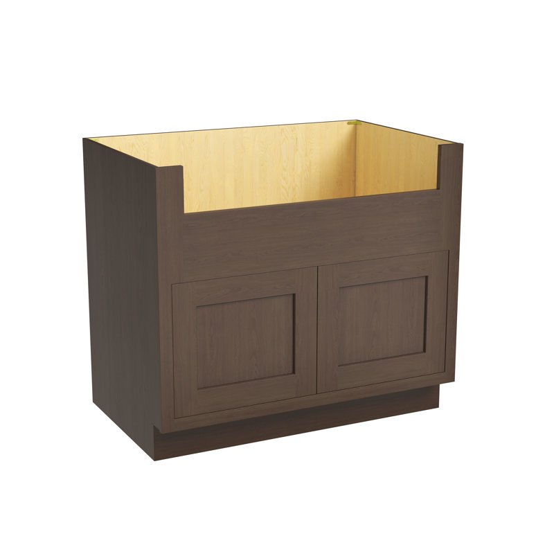 Armoire de base pour évier de cuisine prête à assembler l 39 po x H 34,5 po x P 25 po CASAINC, W39"x H34.5"