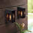 2-Pack Vintage Patio Solar LED Window Lights Outdoor Path Lights Matte Black: Automatic Lighting, Weather-Resistant