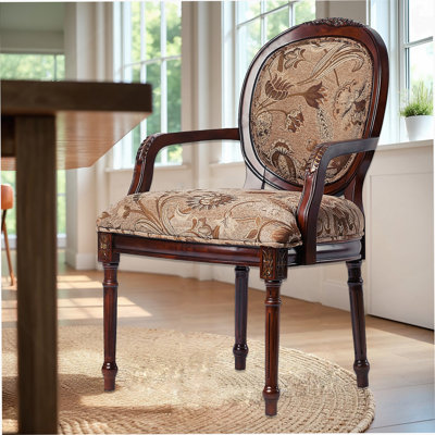 Chaise à dossier ovale