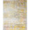 Abstract Area Rug in Gold And Multi