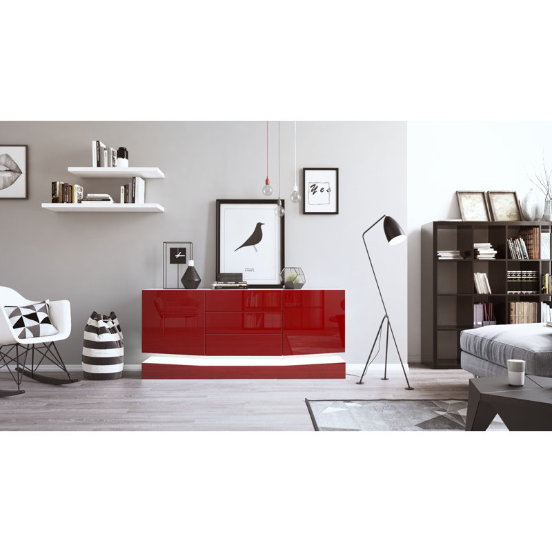 Mccool 178cm Sideboard, Burgundy