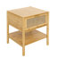Table de chevet d'appoint 1 tiroir Wilsall