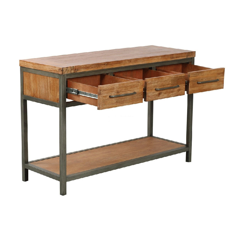 Console en bois d'acacia massif