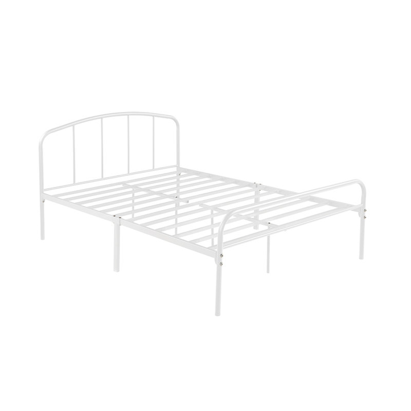 MILTON BED FRAME, White, Single (3')