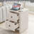 Nightstand With Charging Station, Farmhouse End Table-1597379608