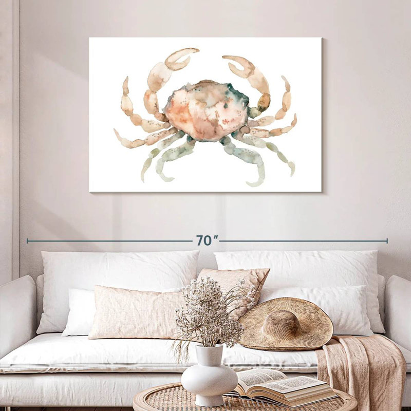 Brampt White Crab, 30" H x 45" W