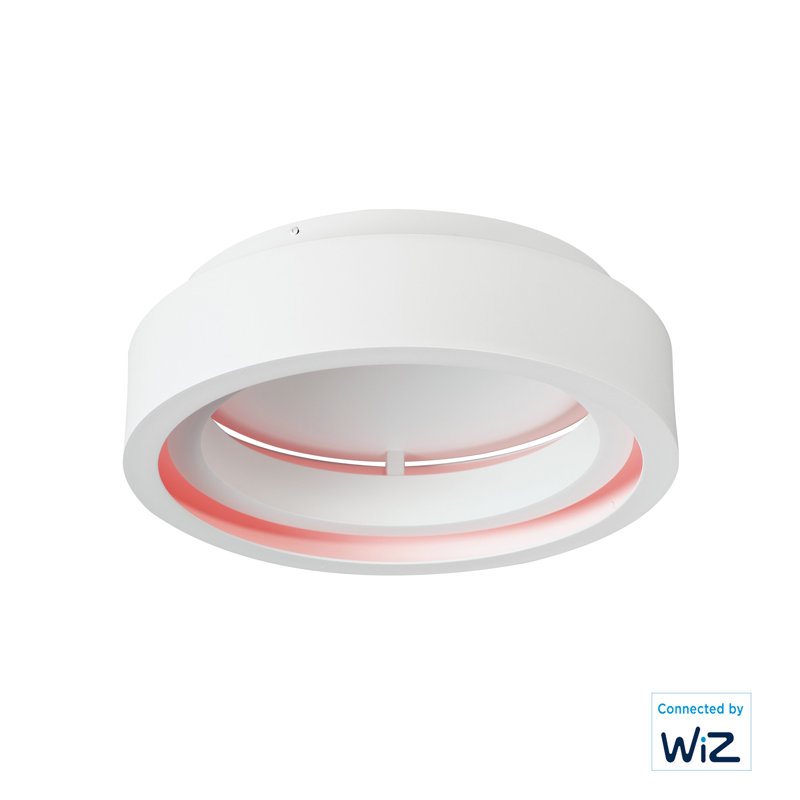 ICorona Flush Mount, Matte White