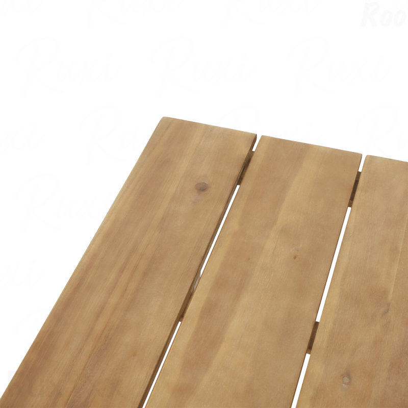 Table basse d'extérieur en bois d'acacia