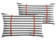 Stonebrook Striped Sunbrella® Indoor/Outdoor Reversible Throw Pillow