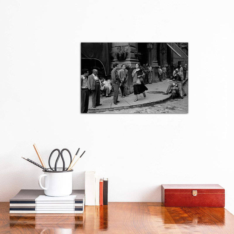 American Girl In Italy (Florence, 1951) by Ruth Orkin - Wrapped Canvas Print, 30.48 cm H x 45.72 cm W