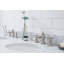 Empire Stone Oval Console Bathroom Sink with Faucet and Overflow-2031657535