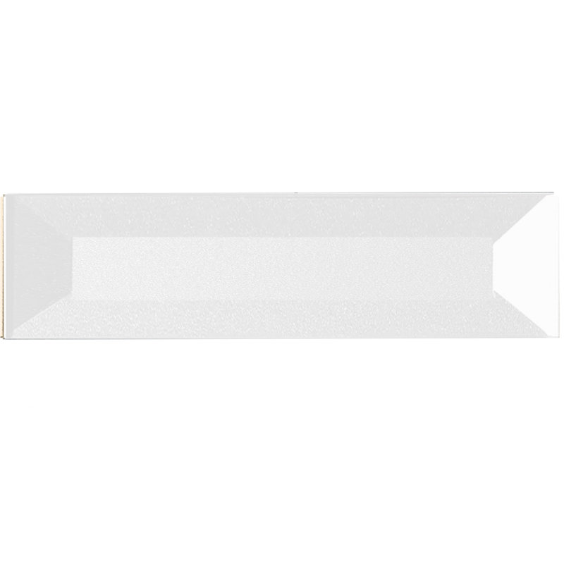 Secret Dimensions 2 in. x 8 in. Diamond Grade Glass Reverse Beveled Subway Decorative Kitchen & Bathroom Wall Tile