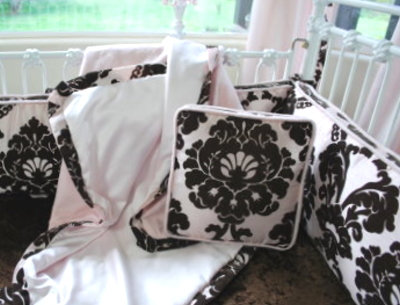 Bordeaux 3 - Piece Crib Bedding Set