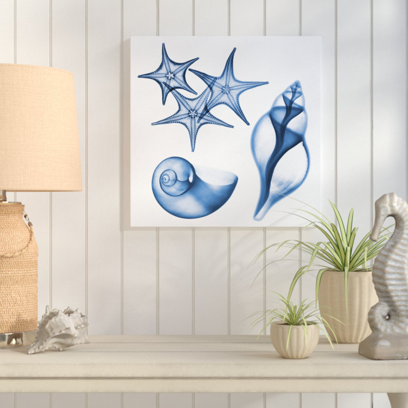 Blue Assortment Three - Wrapped Canvas Print, 30 cm H x 30 cm W