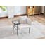 Méridienne moderne avec coussin de dossier et table d'appoint-1282774701
