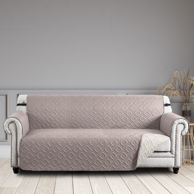Premium Waterproof Reversible Sofa Cover – Quilted Anti-Slip Couch Protector | Adjustable Straps, Pet & Kid Friendly | 1–3 Seater Sofa Slipcover