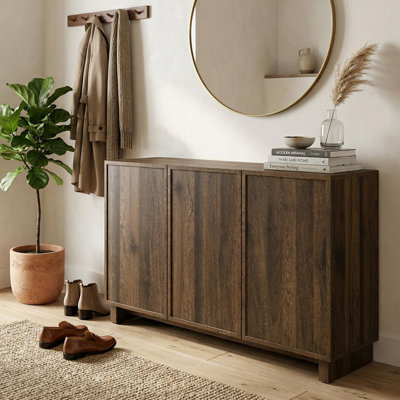 Beatriz 47.2" Modern 3-Door Shoe Cabinet