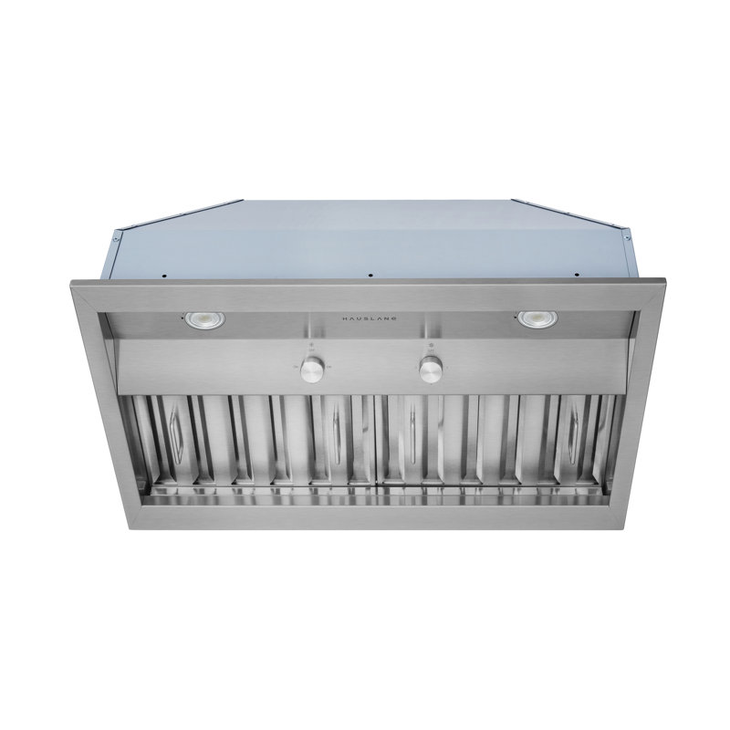 Hauslane 860 Cubic Feet Per Minute Convertible Insert Range Hood with Baffle Filter and Light Included