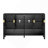 Sideboard With 4-doors, Storage Shelves And Hooks-6373250