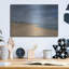 «Beach House and Surf» par Thomas Stotts, art mural en métal, 24 po x 16 po-377208432