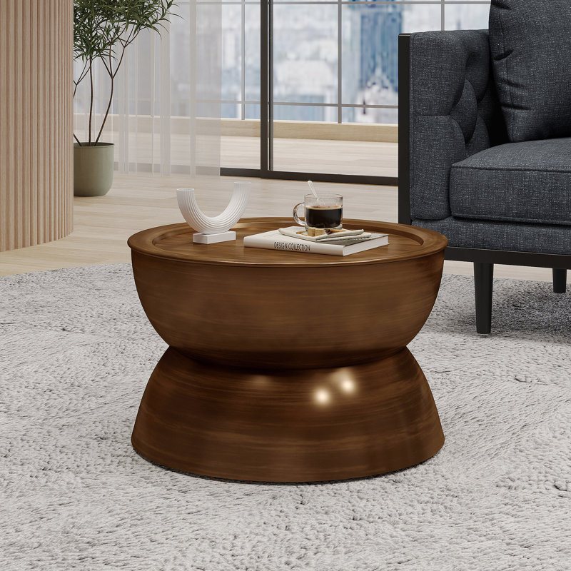 Table basse Ageliki, Bronze antique brossé
