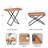 Benahid Solid Wood Tray Top End Table
