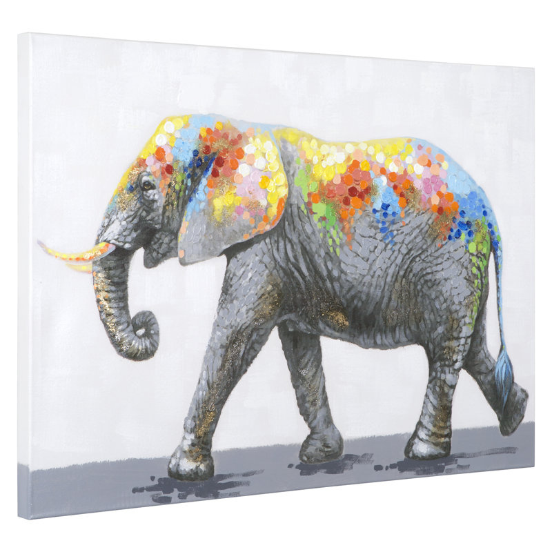 " Dazzling Elephant " Painting Print