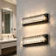 Applique murale moderne en cristal pour meuble-lavabo à DEL 23 po Modern