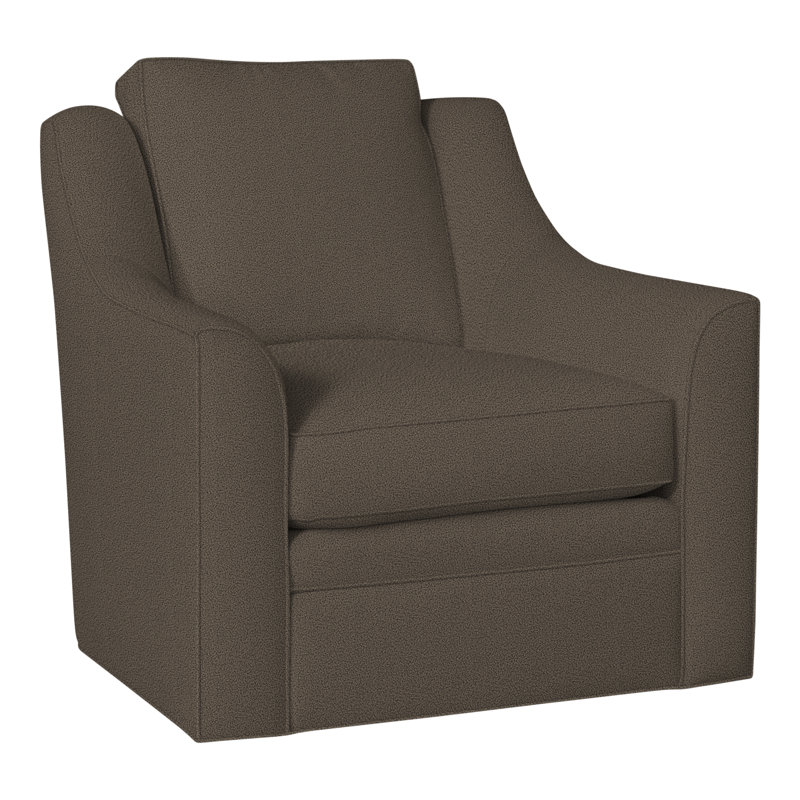 American Bungalow Nicholas Barrel Back Swivel Chair, Perigold Pierson Mink