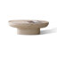Beige Fibreglass Oval Coffee Table-129104719-129104717