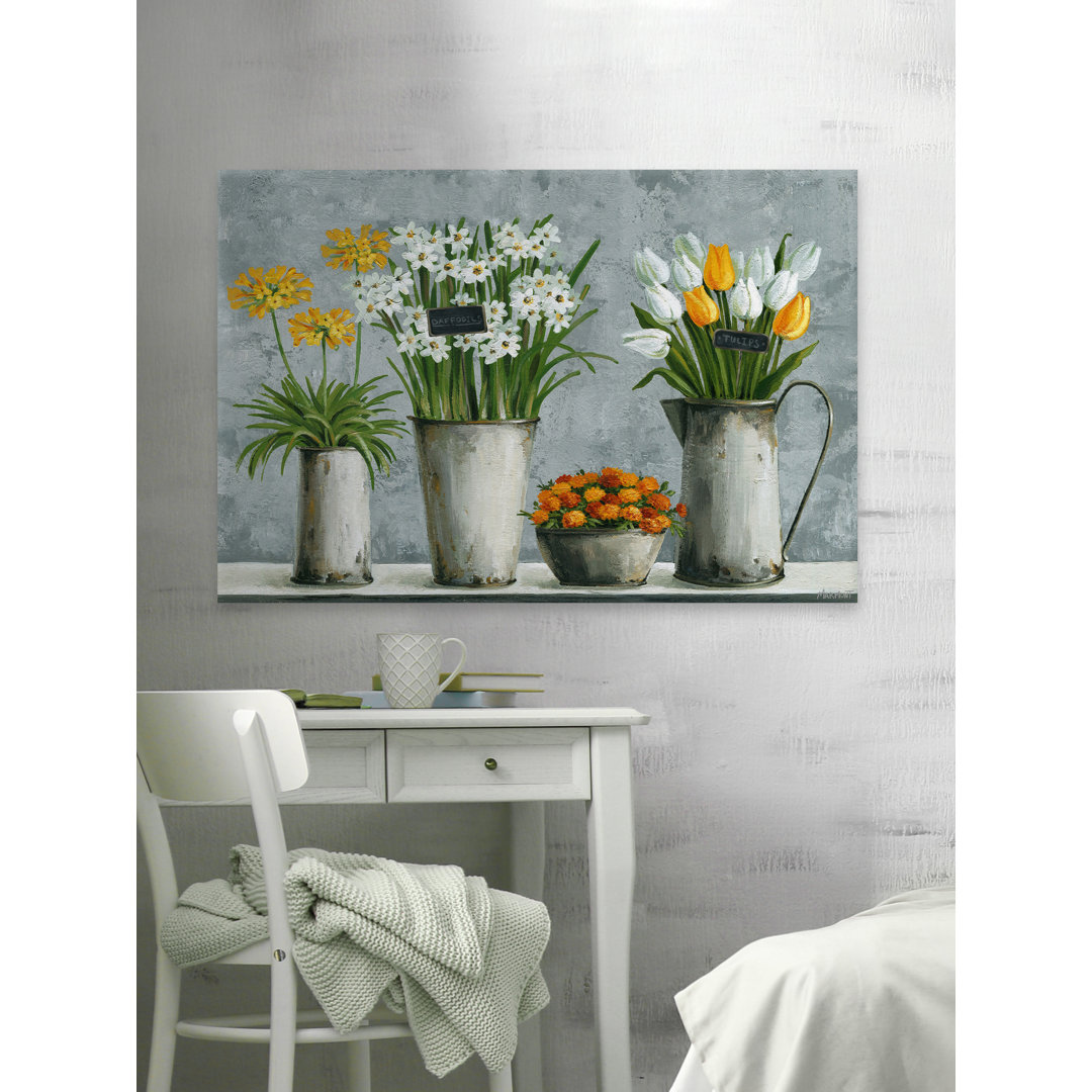 " My Lovely Flowers " by Marmont Hill August Grove® 