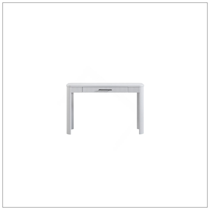 Bureau d'écriture sophistiqué pour des espaces de travail élégants et une créativité inspirante, Blanc