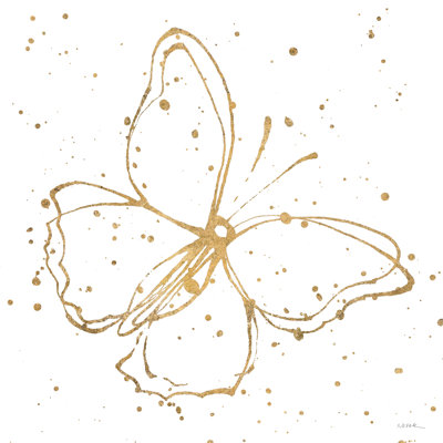 Golden Wings I by Shirley Novak - Wrapped Canvas Art Prints