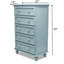 Commode 5 tiroirs Kolya - Finition bleue-615445348