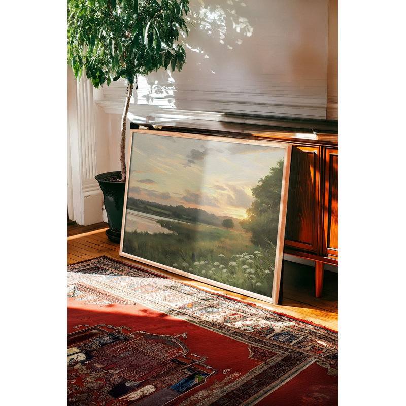 Peinture décorative encadrée