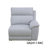 Prairieville Lambswool 4-Piece Sofa Sectional with Console