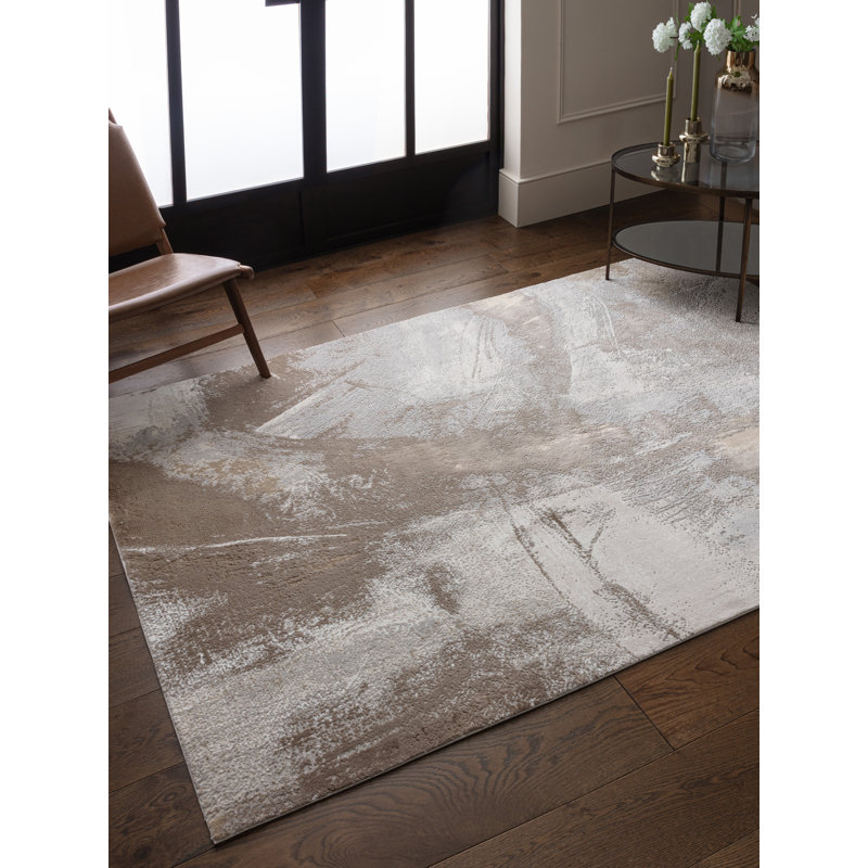 Caydren Beige Area Rug, Rectangle 160 x 230 cm
