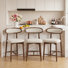 Tabouret de bar 24,8 po H 24,8 po