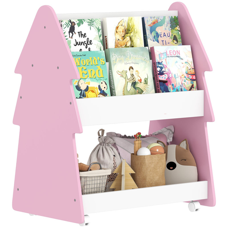 73.5cm H X 60cm W MDF Kids Bookcase