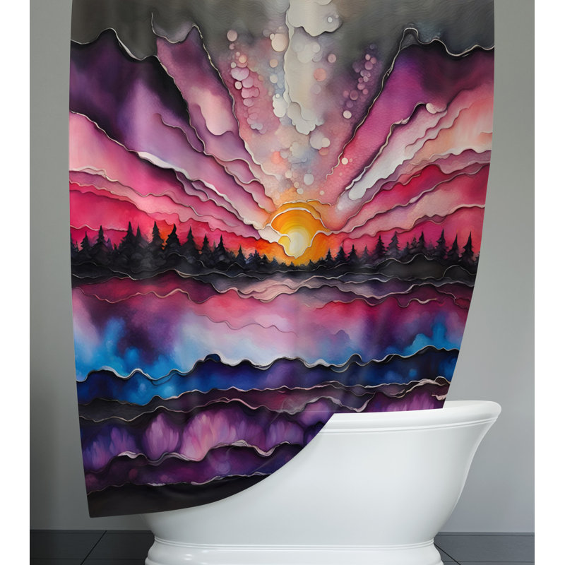 Rideau de douche Dilkes, H 83 po x l 70 po