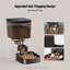 Distributeur automatique de croquettes pour chat et petit chien - 4 L, minuterie pour 1 à 6 repas - Sac déshydratant pour une conservation optimale - Installation et nettoyage faciles - Enregistreur vocal