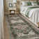 Soft Oriental Vintage Washable Distressed Area Rug - Green