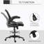 Chaise de bureau en filet Lunseth
