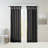 Twist Tab Lined Window Curtain Panel 50x108"